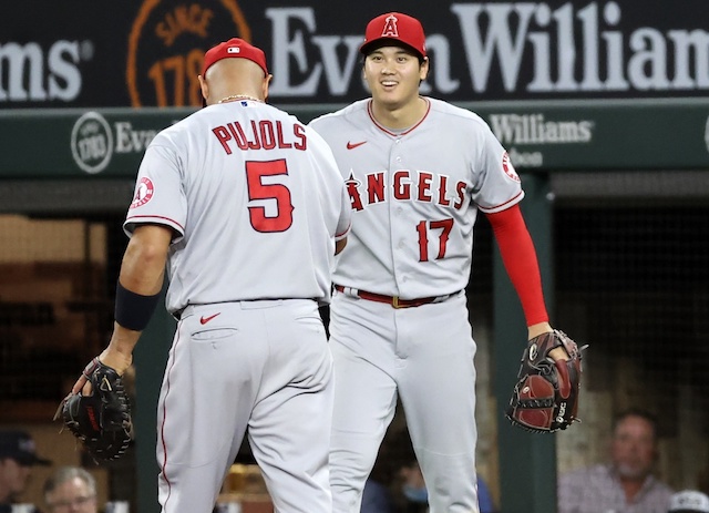 Shohei Ohtani, Albert Pujols, 2021 Season