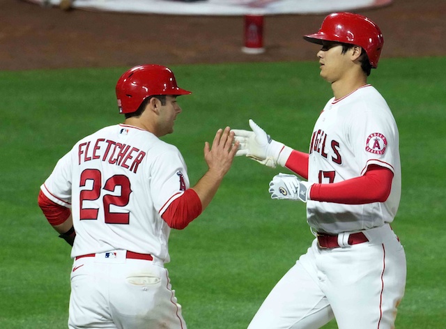 Shohei Ohtani, David Fletcher, 2021 Season