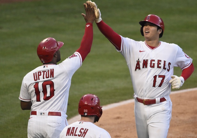 Shohei Ohtani, Justin Upton, Jared Walsh, 2021 Season