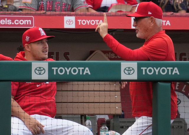 Joe Maddon, Mike Trout, 2021 Season