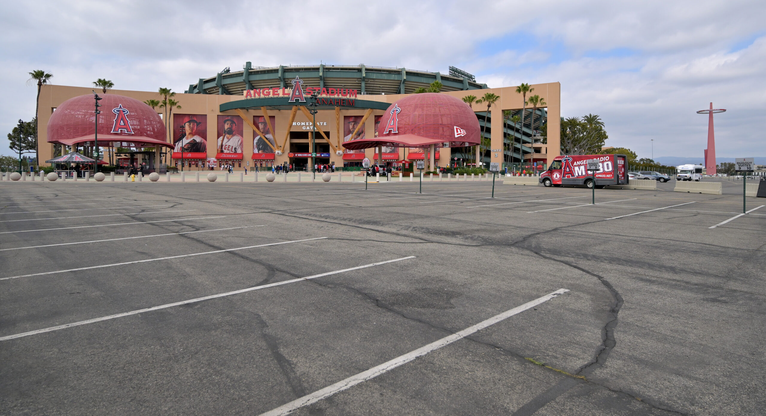 Angel Stadium Entrance and Parking