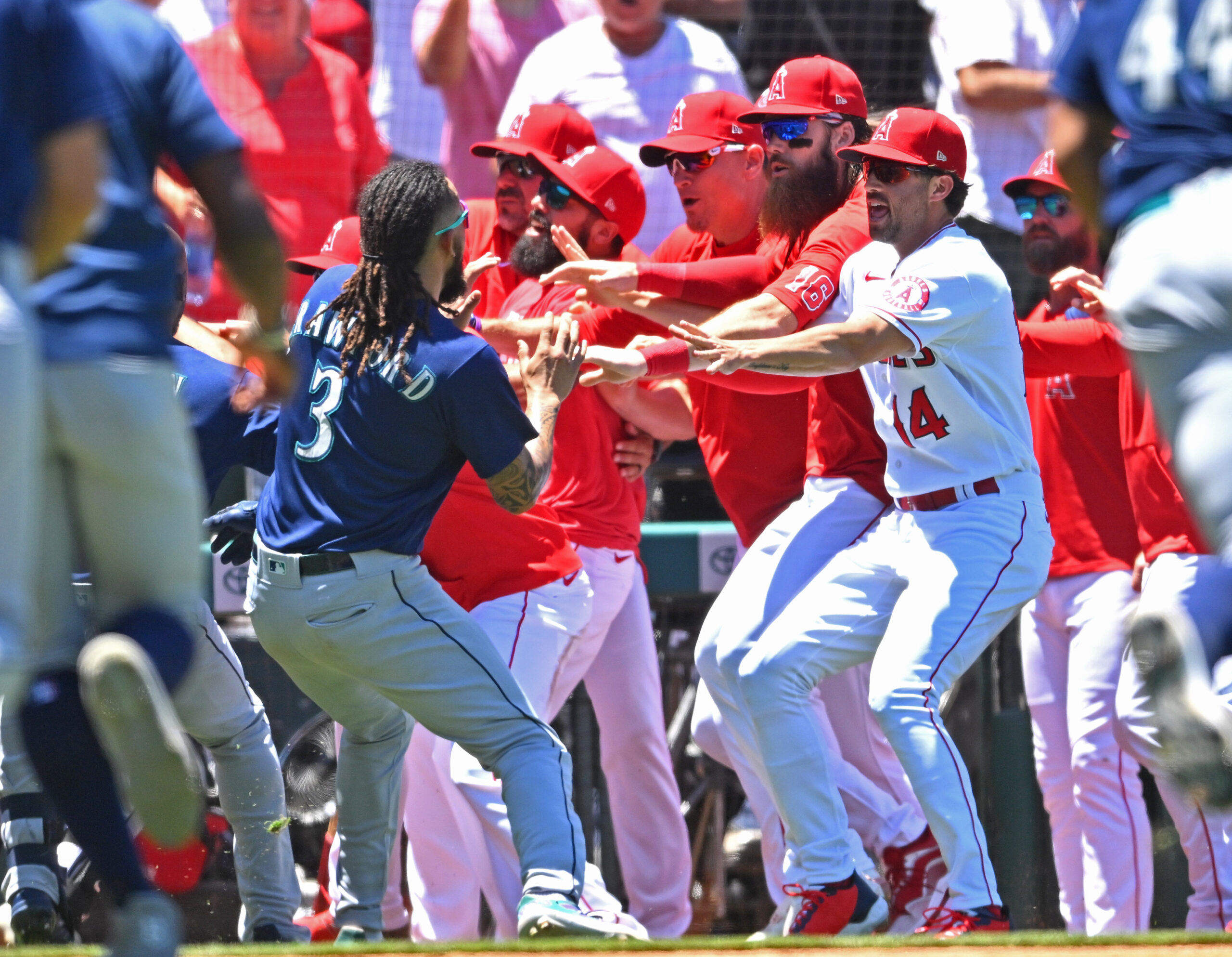 Angels and Mariners Brawl, JP Crawford