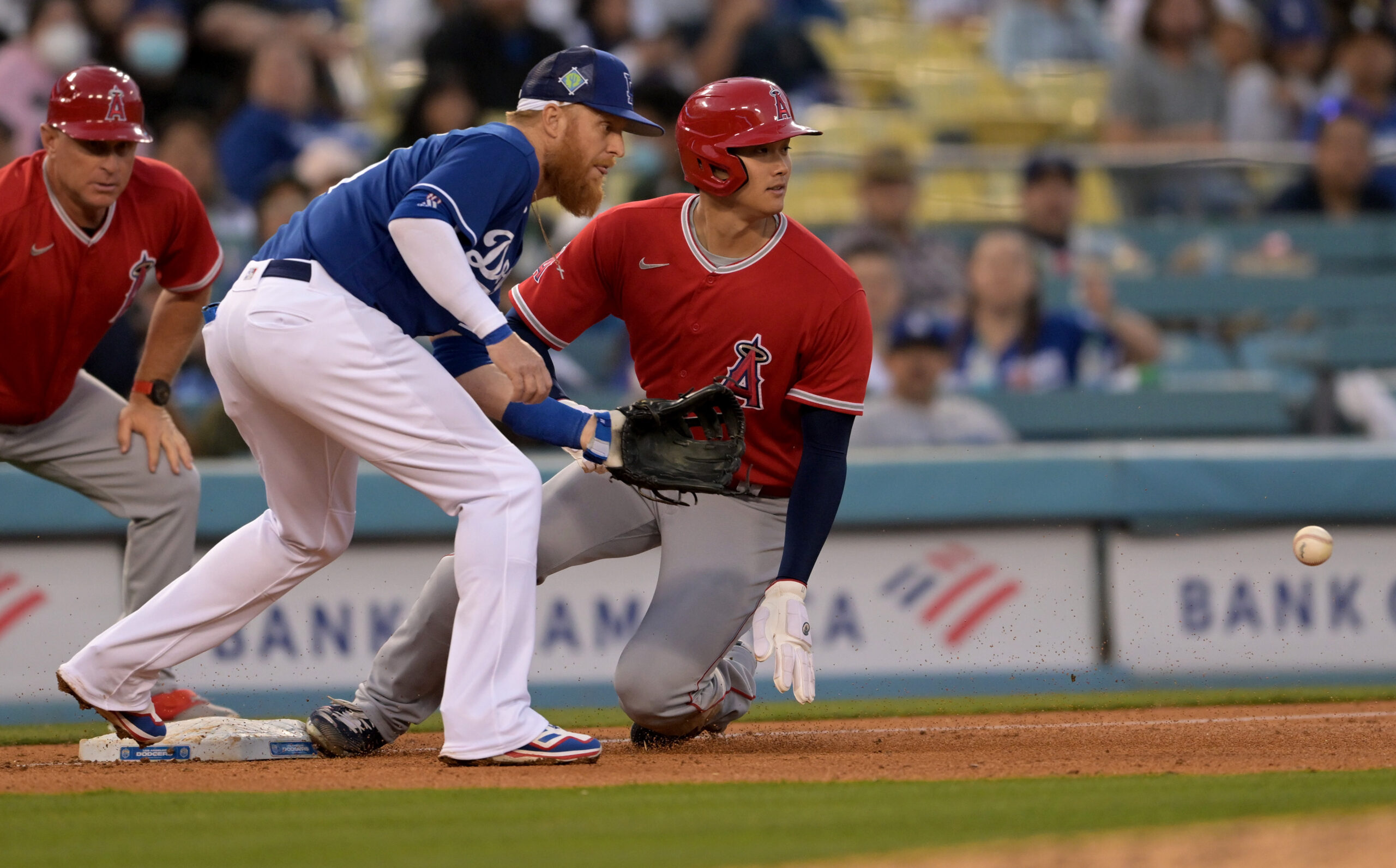 Phil Nevin, Justin Turner, Shohei Ohtani