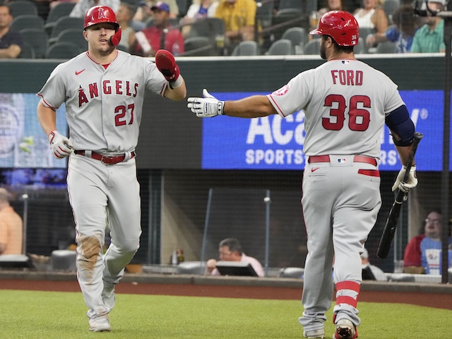 MLB: Los Angeles Angels at Texas Rangers