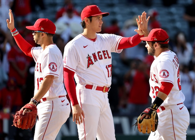 MLB: Texas Rangers at Los Angeles Angels