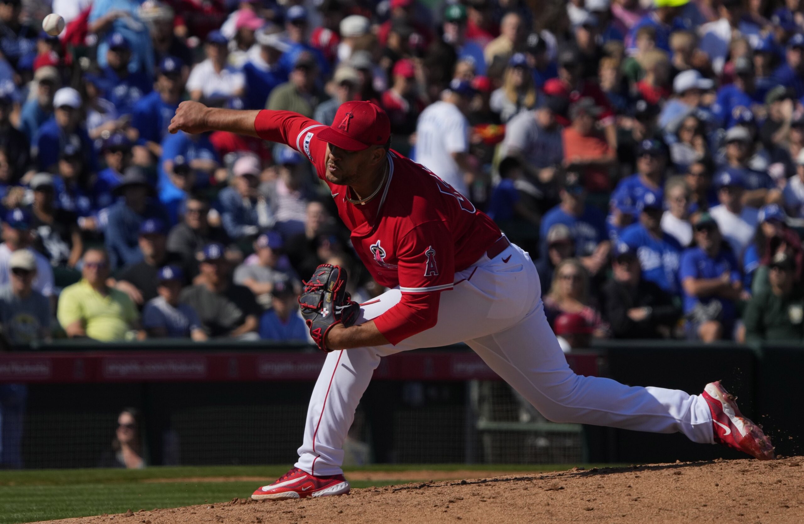 MLB: Spring Training-Los Angeles Dodgers at Los Angeles Angels