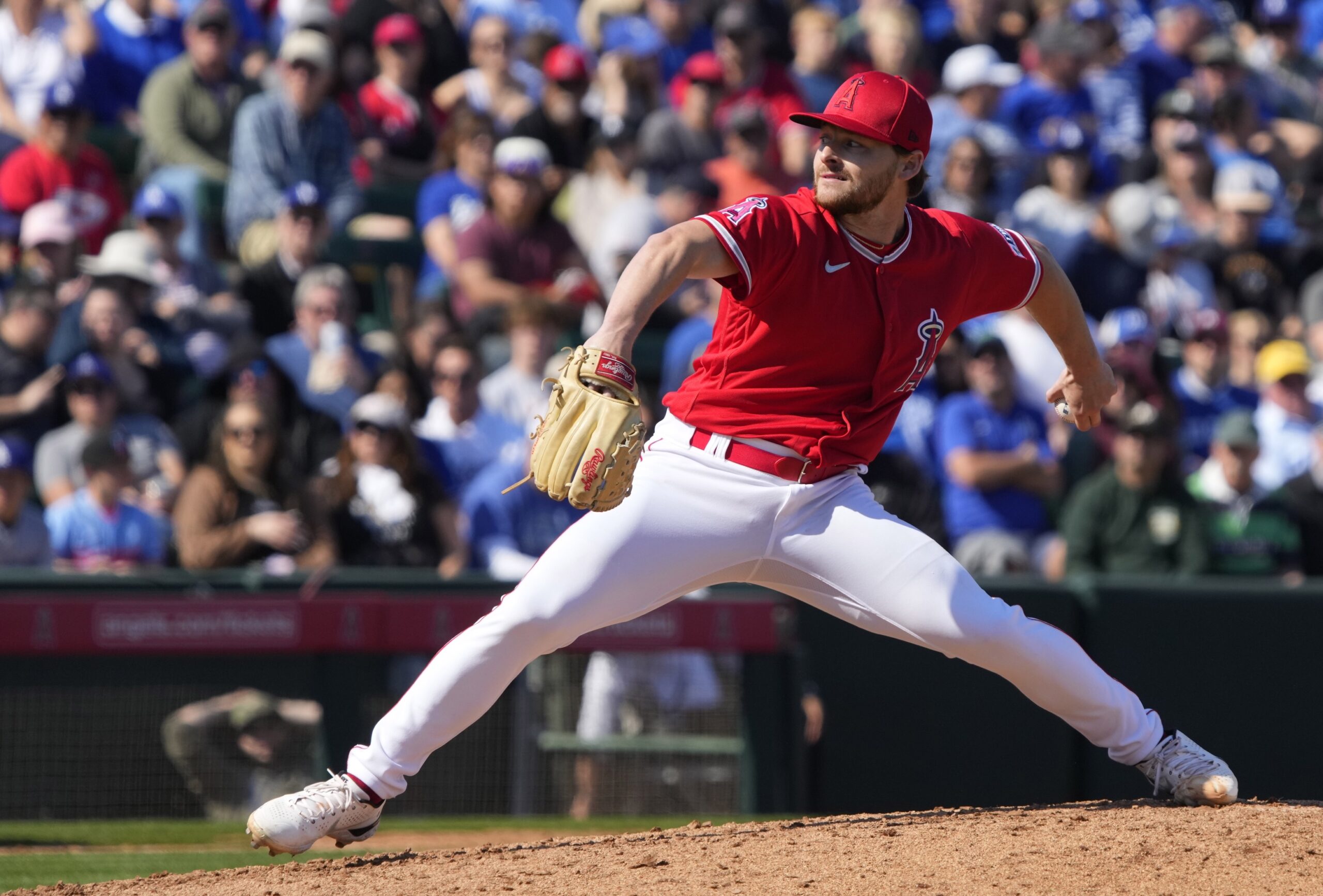 MLB: Spring Training-Los Angeles Dodgers at Los Angeles Angels