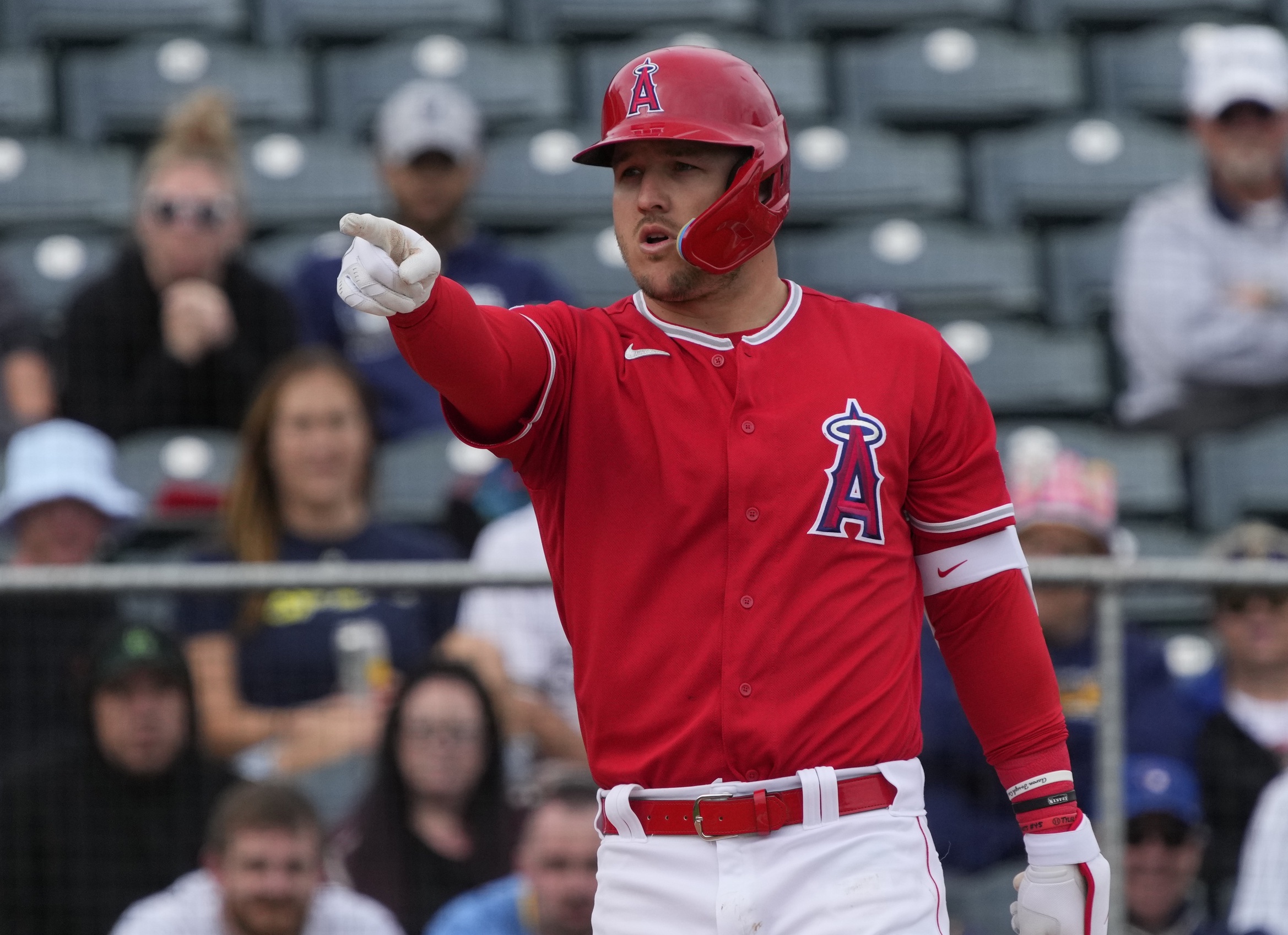 MLB: Spring Training-Milwaukee Brewers at Los Angeles Angels