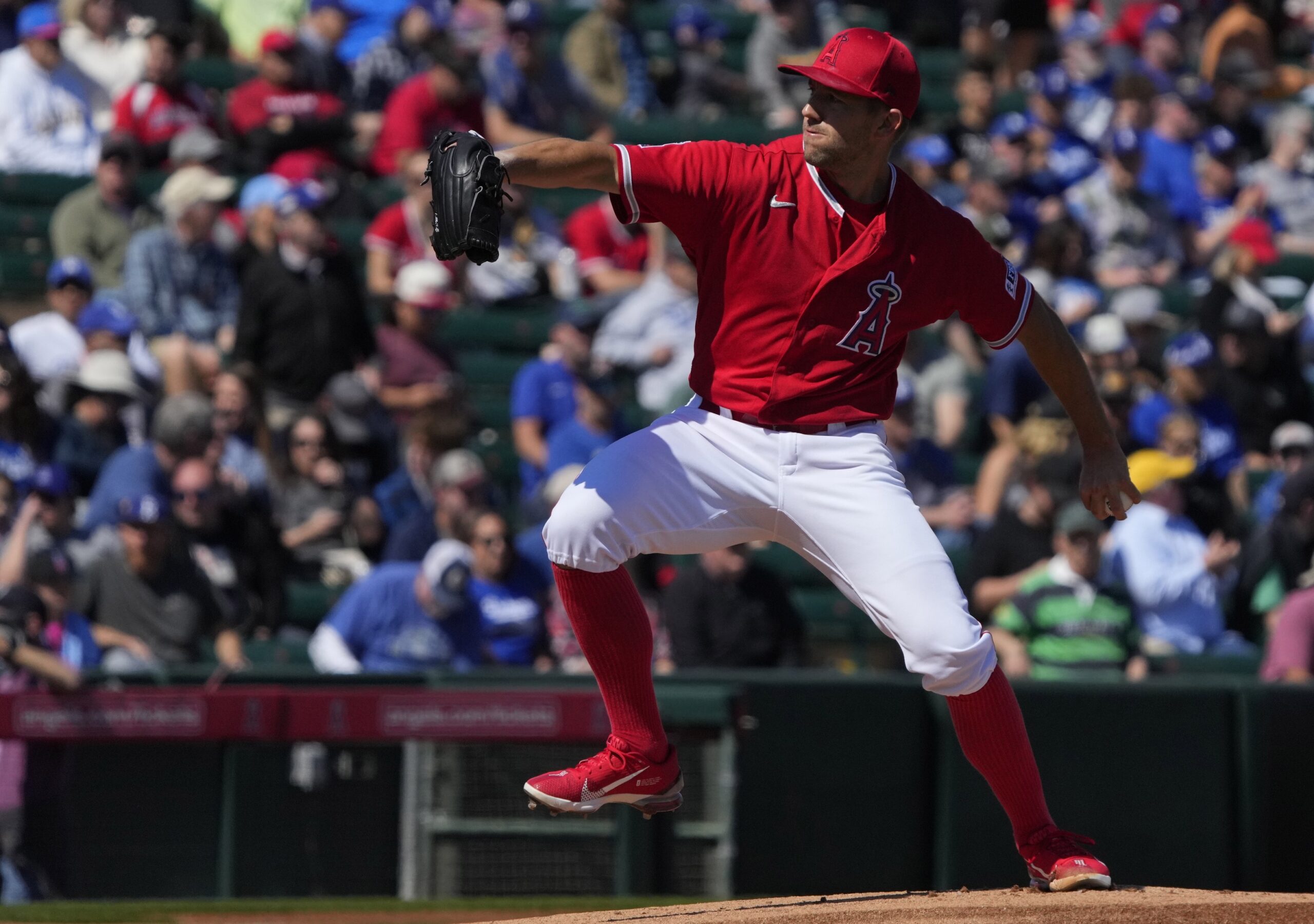 MLB: Spring Training-Los Angeles Dodgers at Los Angeles Angels