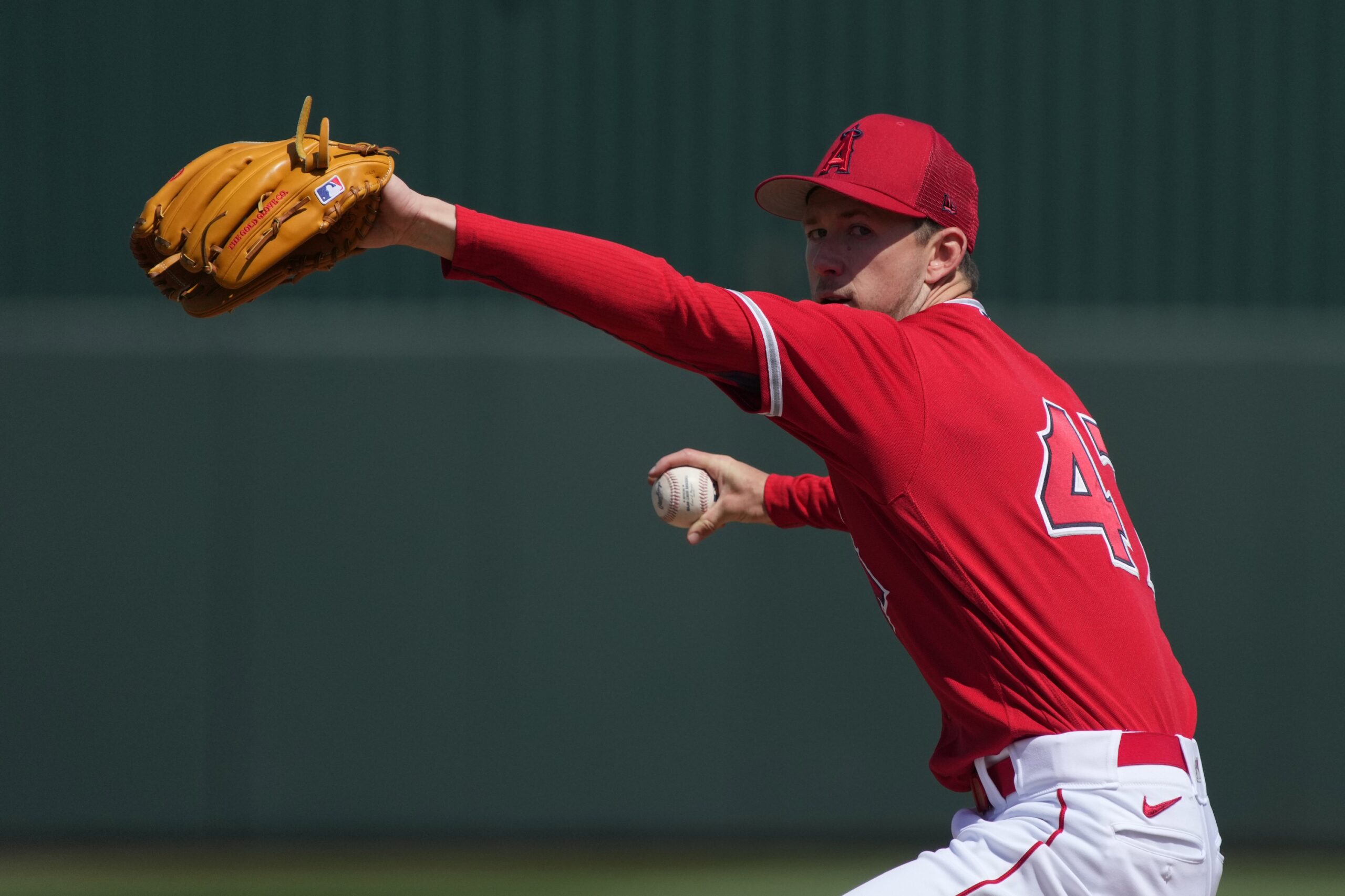 MLB: Spring Training-Texas Rangers at Los Angeles Angels