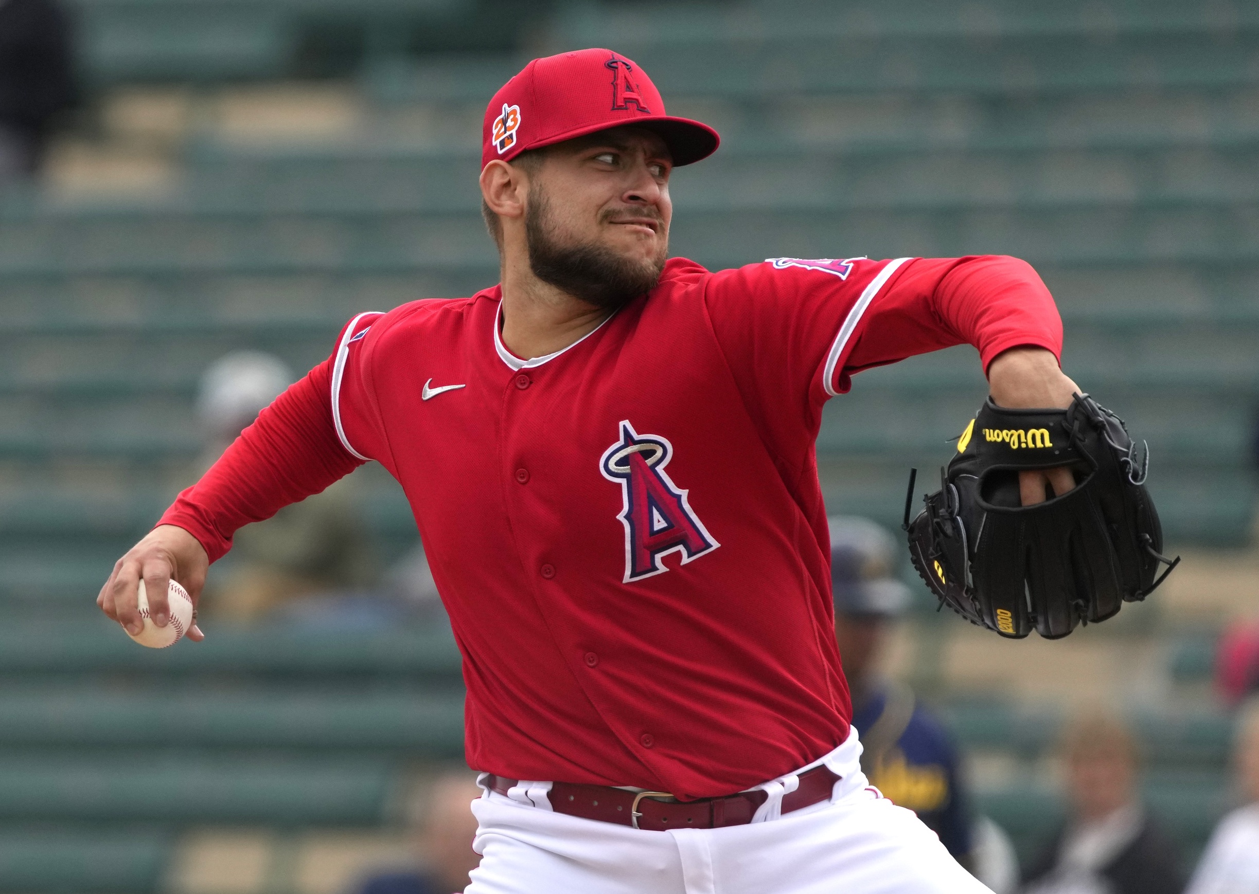 MLB: Spring Training-Milwaukee Brewers at Los Angeles Angels