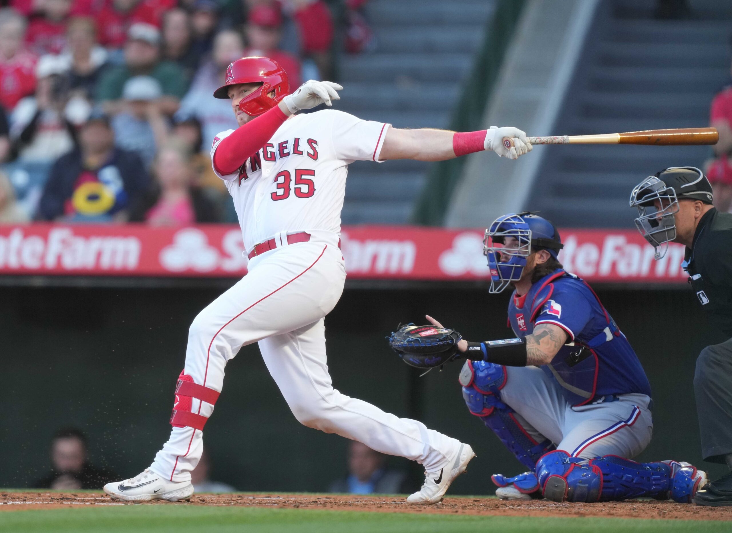 MLB: Texas Rangers at Los Angeles Angels