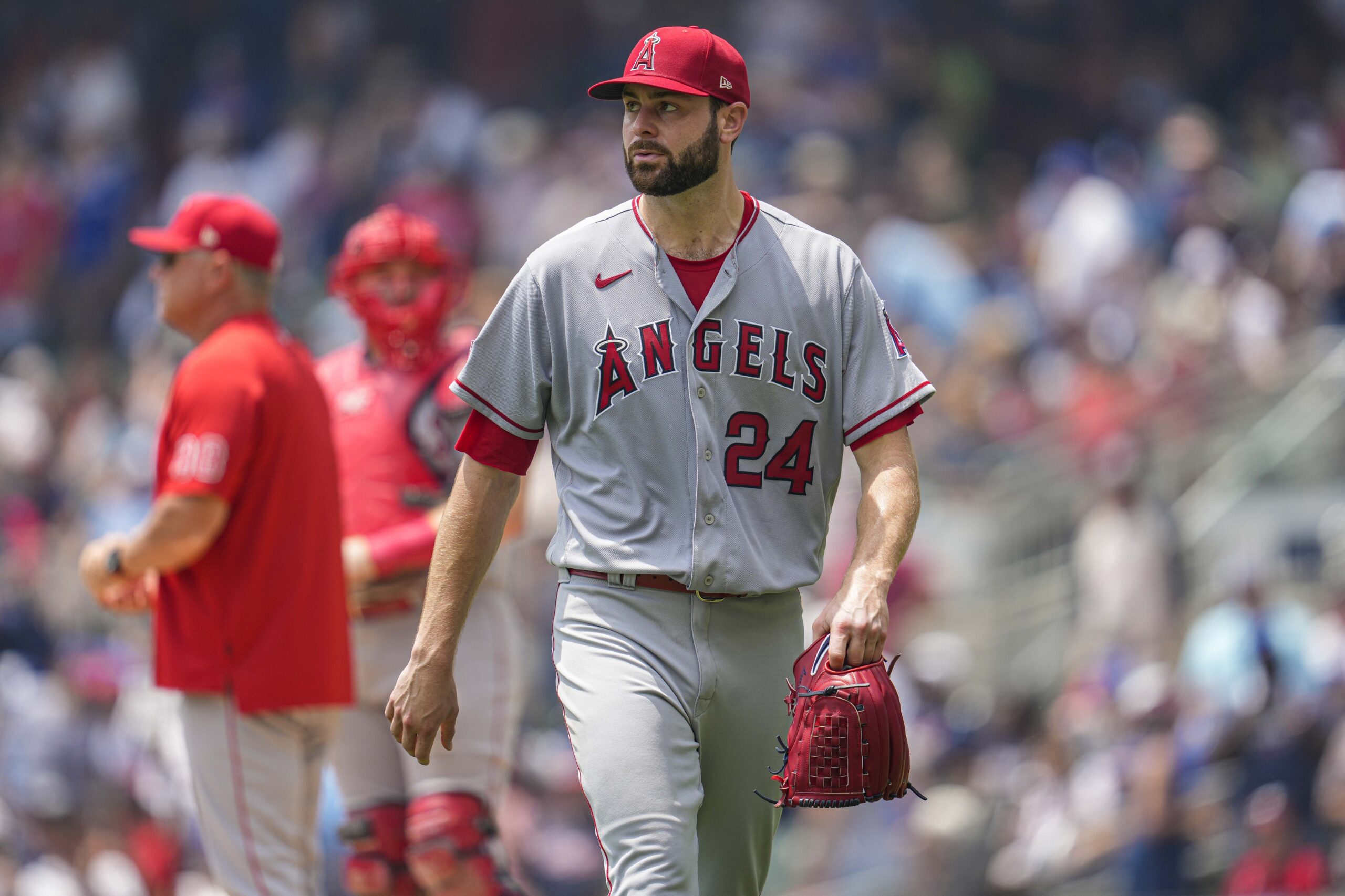 MLB: Los Angeles Angels at Atlanta Braves