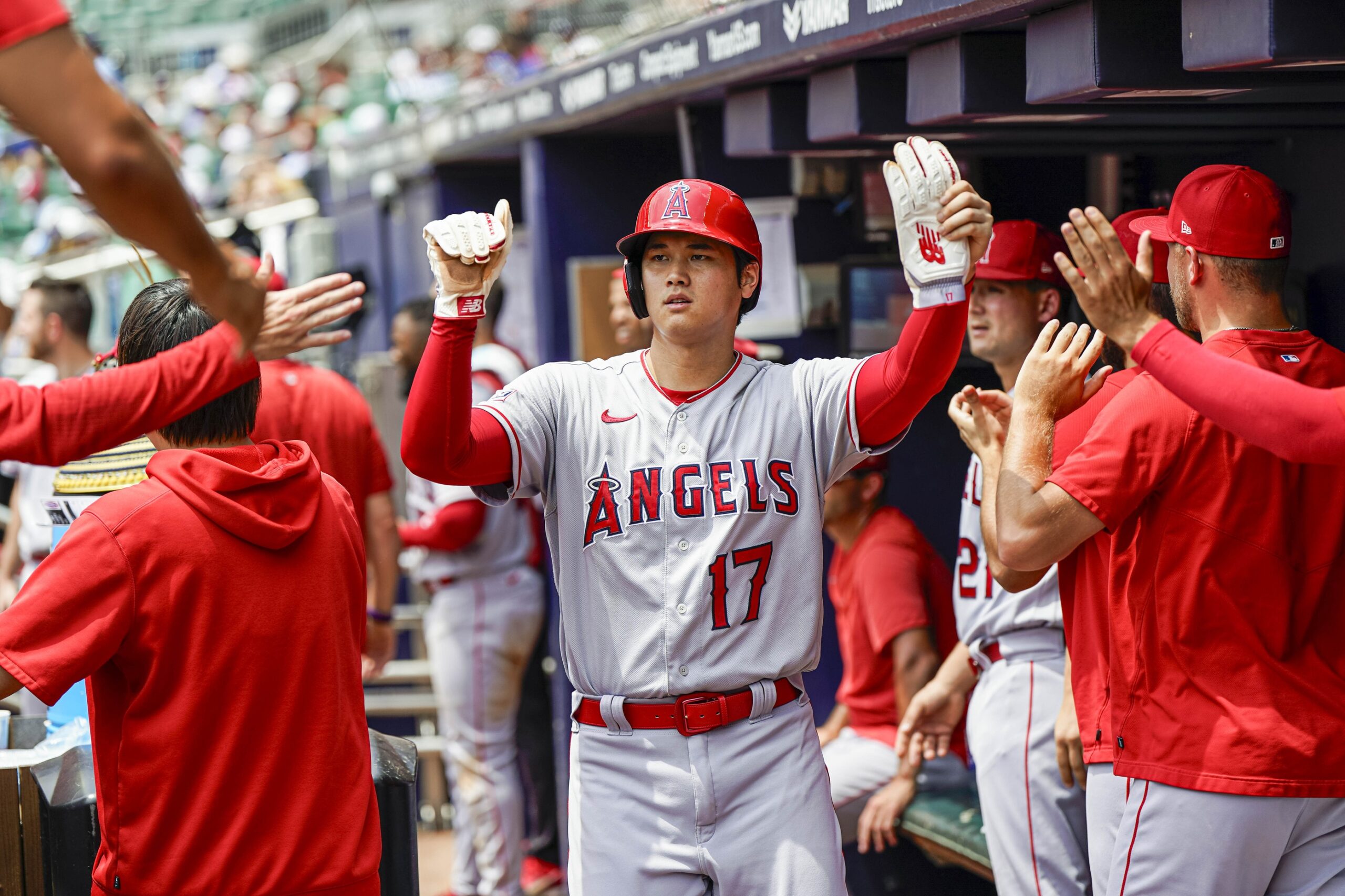 MLB: Los Angeles Angels at Atlanta Braves