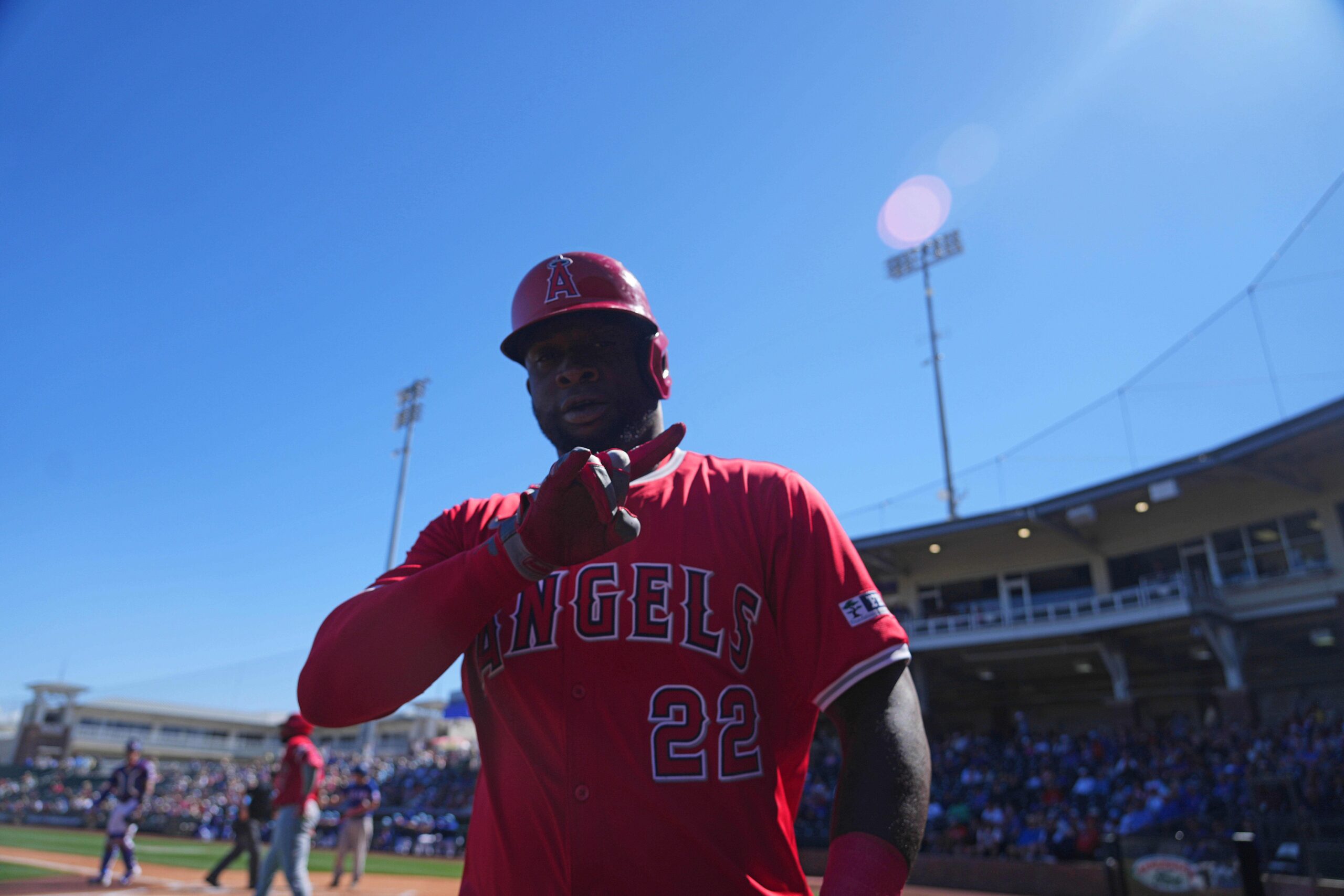 MLB: Spring Training-Los Angeles Angels at Texas Rangers